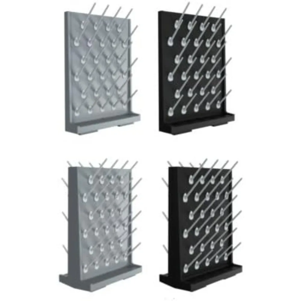 

Pegboard Bench-top/Wall-Mount Laboratory Glassware Drying Rack with 27 Pegs