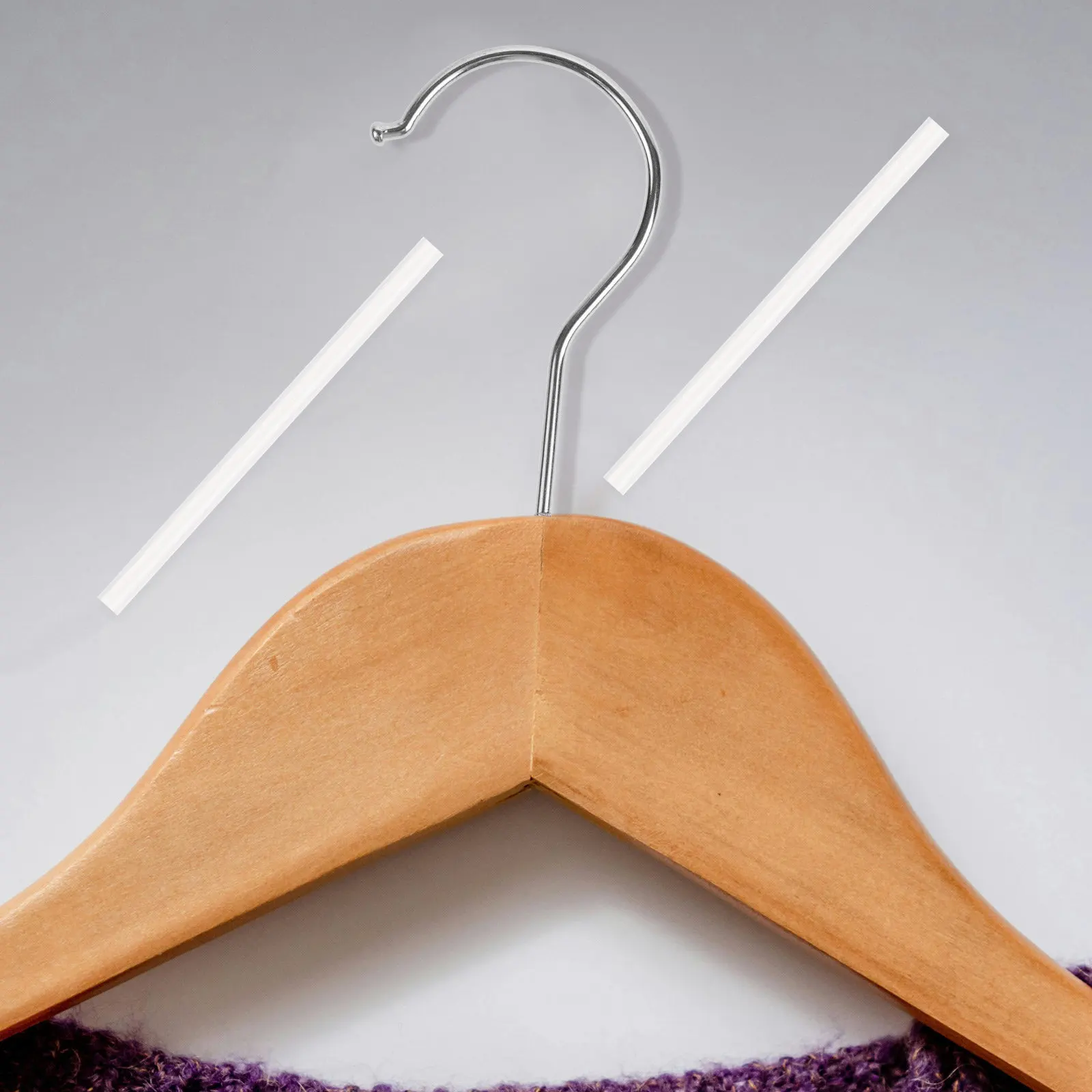 100Pcs Hanger Hook Caps PVC Tubing Non-Slip Protective Covers for Metal Wire Hooks Suitable for Wardrobe Laundry