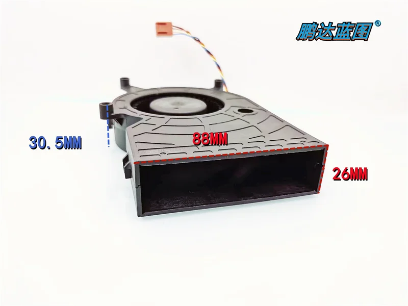 Imagem -03 - Turbina 135 cm Controle de Temperatura Pwm Exaustor Cpu Tudo em um Efh08e12w-kp01 12v