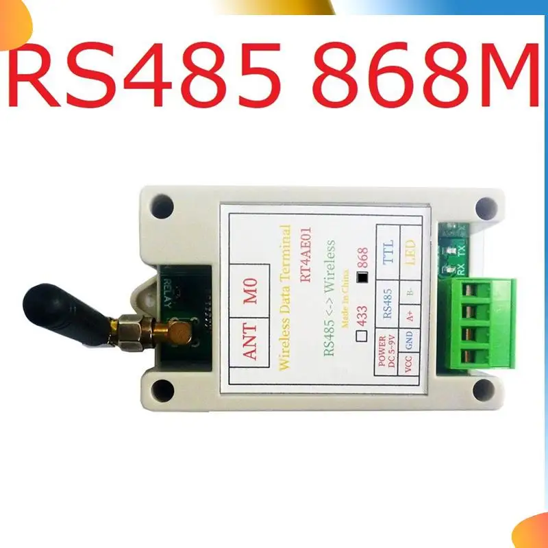 B48A RT4AE01 868M Wireless Transceiver Serielle Daten Fernübertragung Modul Für PLC Relais Meter Lesen Sensor