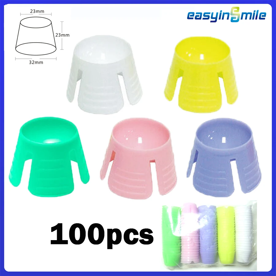 

100pcs Dental Disposable Mixing Cup Bowl Plastic Bowl Cosmetic Tatoo Dappen Dish Multi-purpose Holder Tool