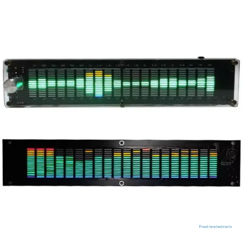 LED2015 Metal Music Spectrum LED Level DC7-24V 1W 50Hz to 20kHz DropShipping
