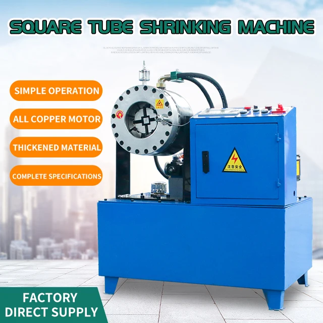 Made in Chinese factory pipe tube reducing shrink machine hydraulic