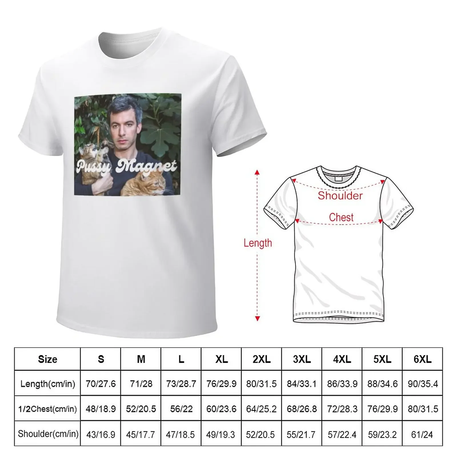 Nathan fielder with cats T-Shirt quick drying boys animal print workout shirts for men