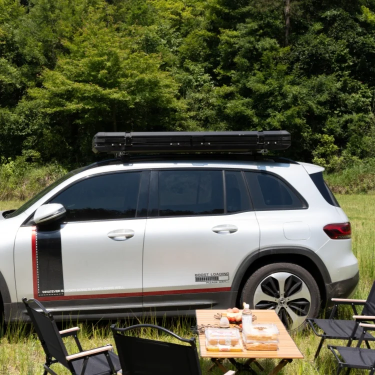 Aluminum Car Rooftop Tent with Hard Shell Triangular Camping Roof Top 