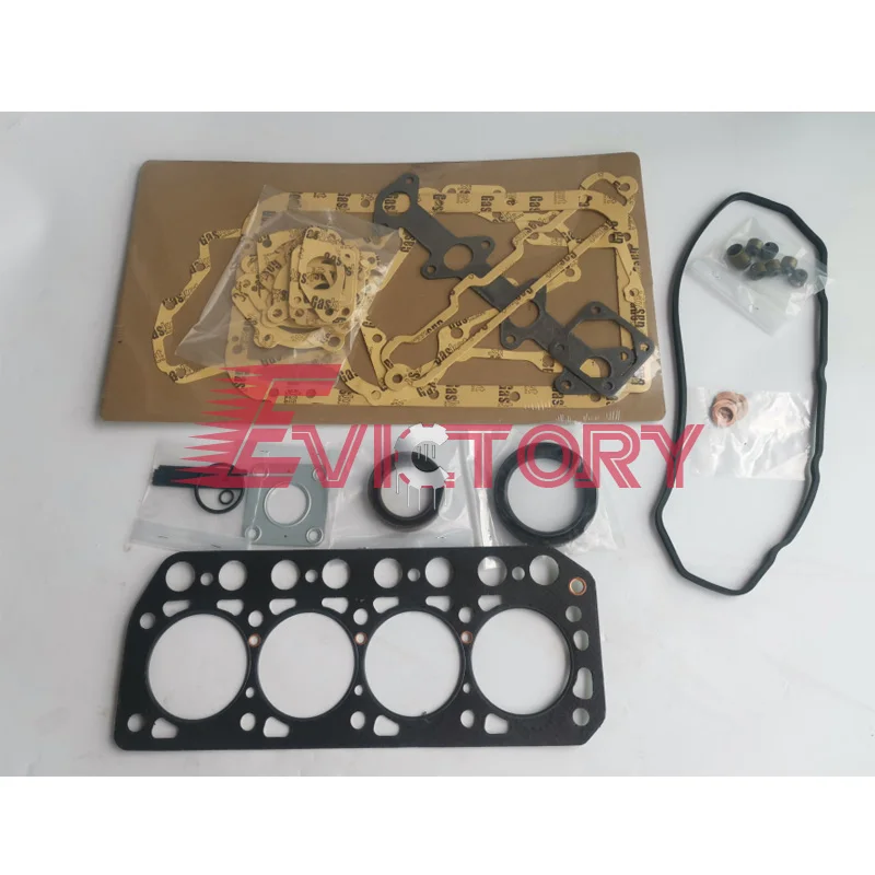 For Mitsubishi K4F compelete engine gasket kit + cylinder head gasket