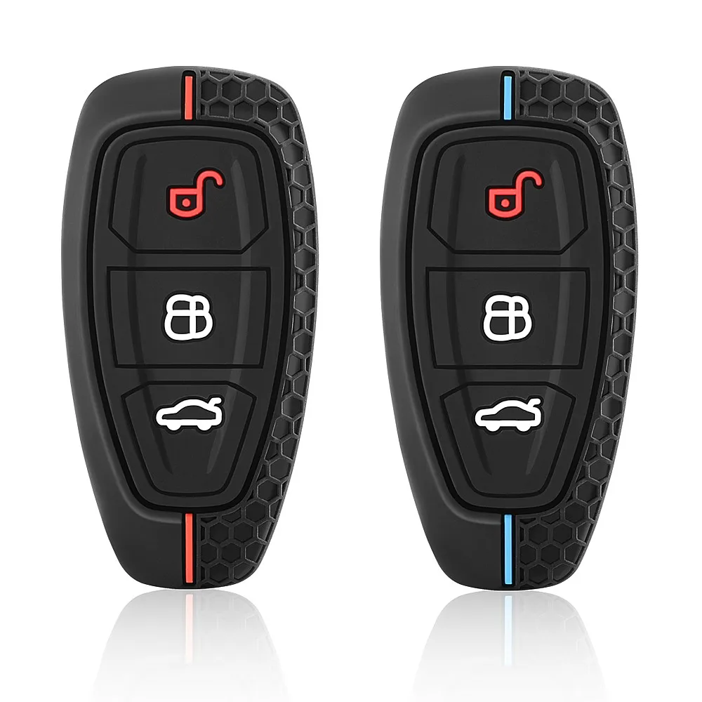 Car Key Fob Cover For Ford ST Line Fiesta Focus Mondeo Ecosport Kuga Puma Edge Escape Remote Key Shell