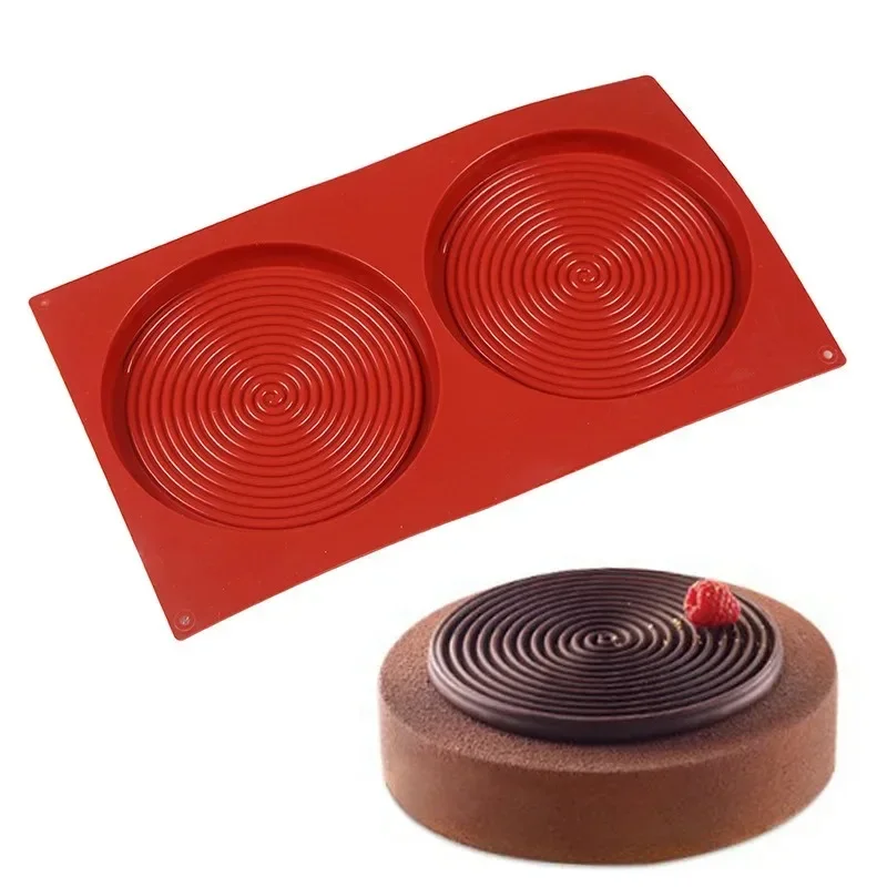 Hot Large Silicone Cake Mold Chocolate Mold Fondant Patisserie Candy Bar Mould Cake Mode Decoration Kitchen Baking Accessories