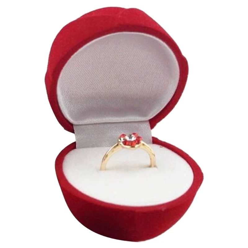 Exquisite Rose Shaped Rings Jewelry Holder Box for Jewelry Enthusiasts