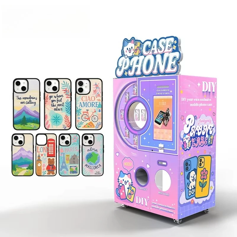 FL Phone Case Vending Machine Large Capacity Inner Storage Shelf Kiosk For Large Mall Mobile Case Self‑service Selling Device