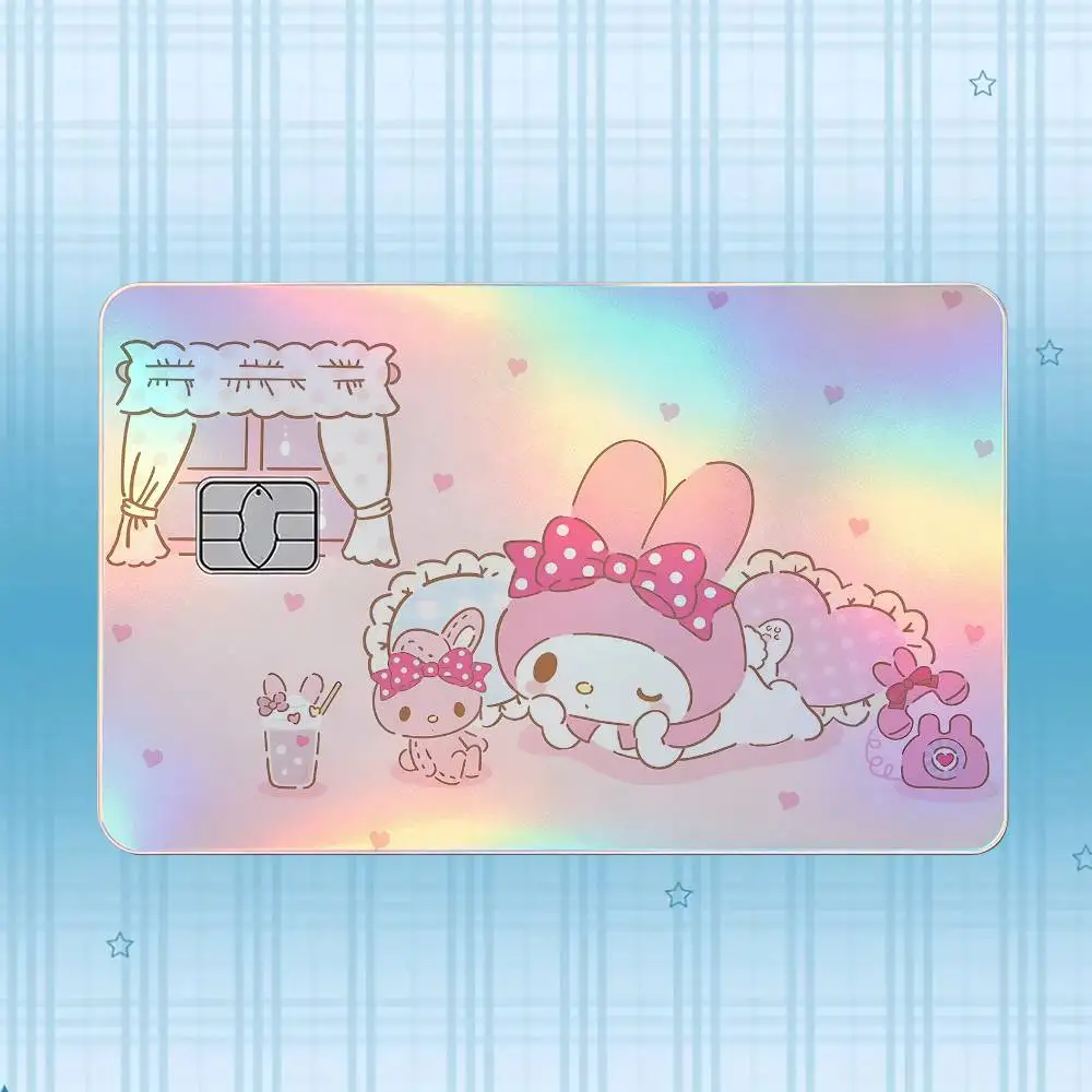 My M-Melody Laser-Holografischer Karten-Skin-Aufkleber für Kredit- und Debitkarten – 4 Stück/Set, wasserfester, kratzfester Schutz – Detail 7
