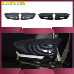 For KIA EV6 2022 2023 Car Side Wing Mirror Cover Rear View Mirror Shell Caps Case ABS Car Exterior Accessories