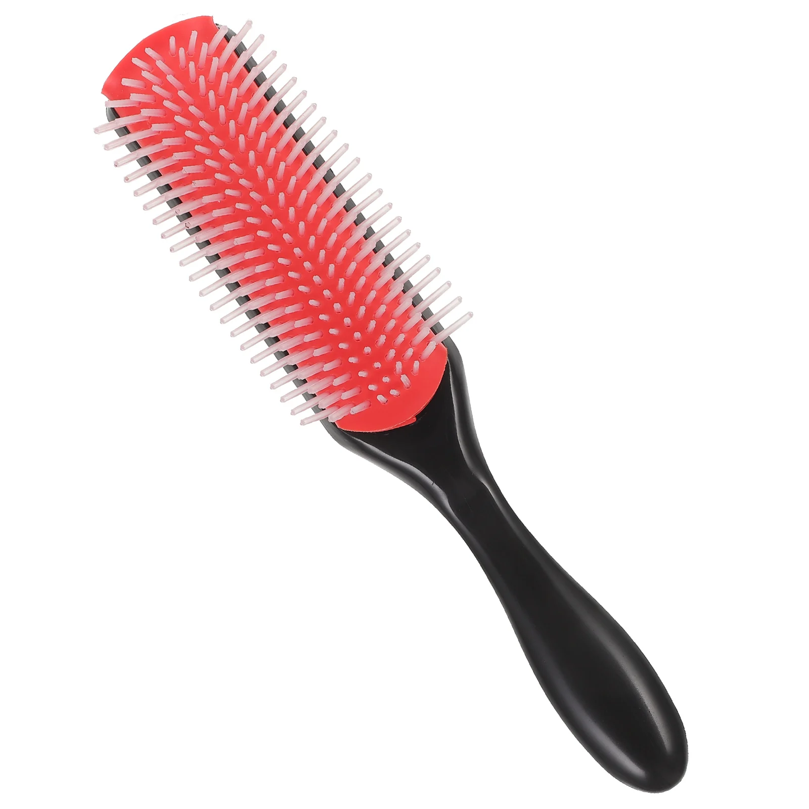 التعامل مع تسعة صف مشط تصفيف الشعر المحمولة المضادة للكهرباء الساكنة المهنية صالون الحلاقة مشط للرجال النساء تخفيف التعب تعزيز