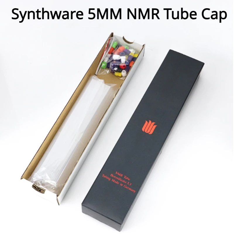 Synthware 5MM NMR Tube Cap for NMR Tube 50pcs Different Colors Green Red Yellow Purple Blue Orange