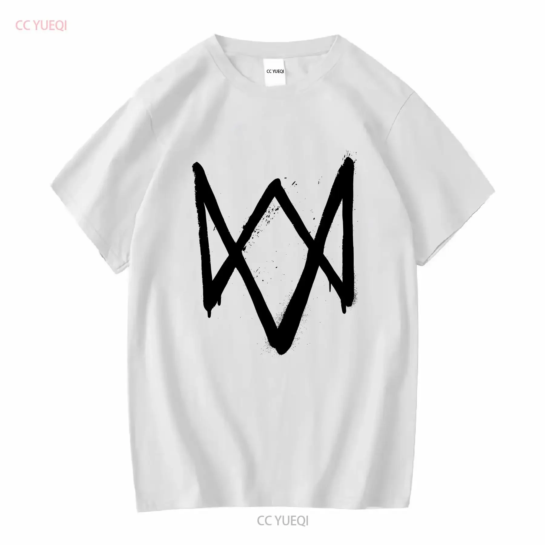 Watch Dogs 2 Ubisoft Hacker Promo T Shirt Mens Large White Video Game Official long or short sleeves vintage Washed Slightly
