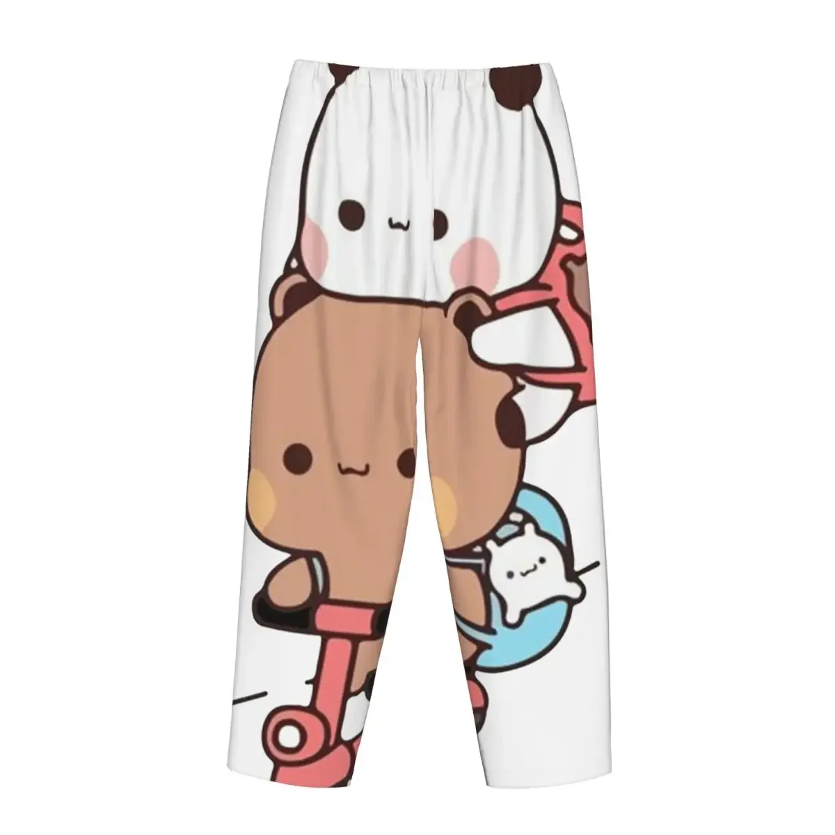 Custom Bear And Panda Bubu Dudu Balloon Women Pajama Pants Lounge Sleep Sleepwear Bottoms with Pockets