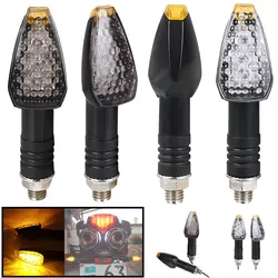 4pcs Universal Motorcycle Accessories LED Turn Signals Long/Short Turn Signal Indicator Lights Blinkers Flashers High Quality