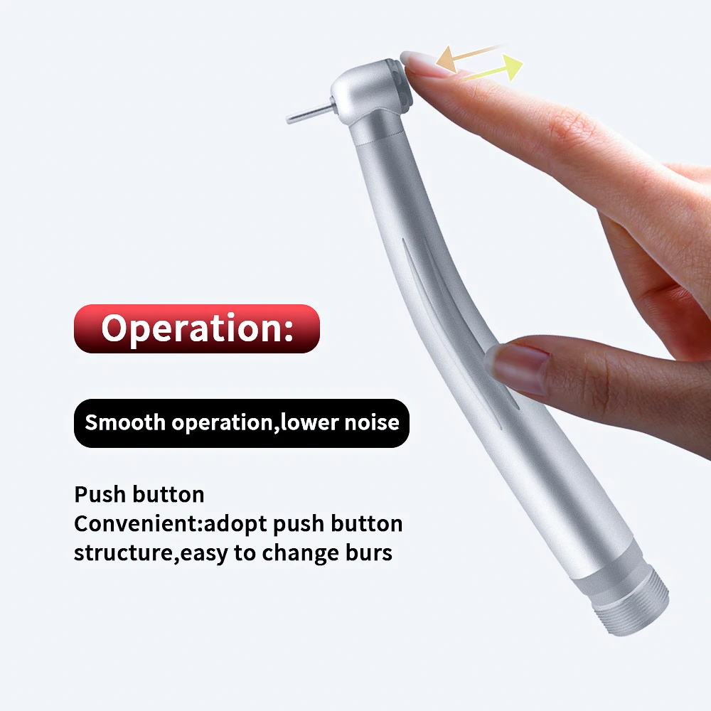 Dental Tool Odontologia High Speed Handpiece With2 Holes/4Holes Coupling Low Speed Polishing Contra Angle and Air Motor Turbine