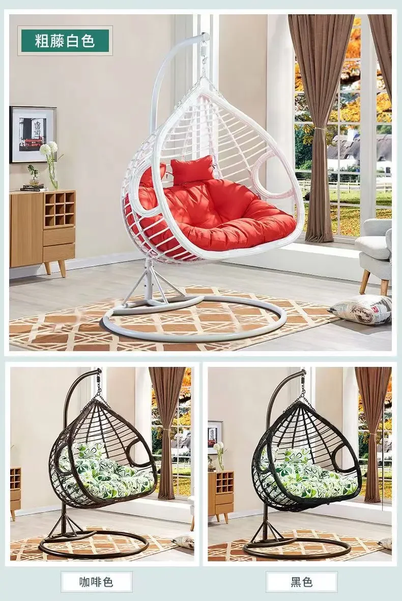 Hanging basket rattan  swing hanging  courtyard rocking  indoor balcony bedroom rocking  adult