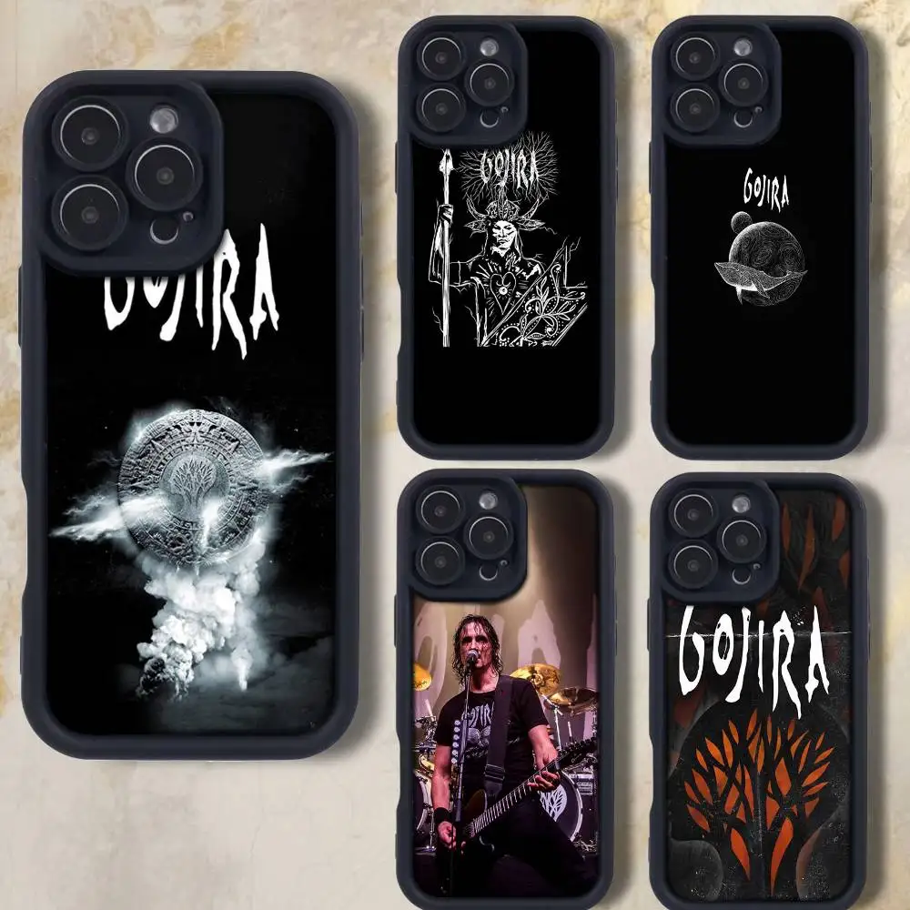 

Band Gojira M-Mea Culpa Phone Case For iPhone 17,16,15,14,13,12,Pro,Max,Plus,E,SE4,Air, emery Black Full Coverage TPU