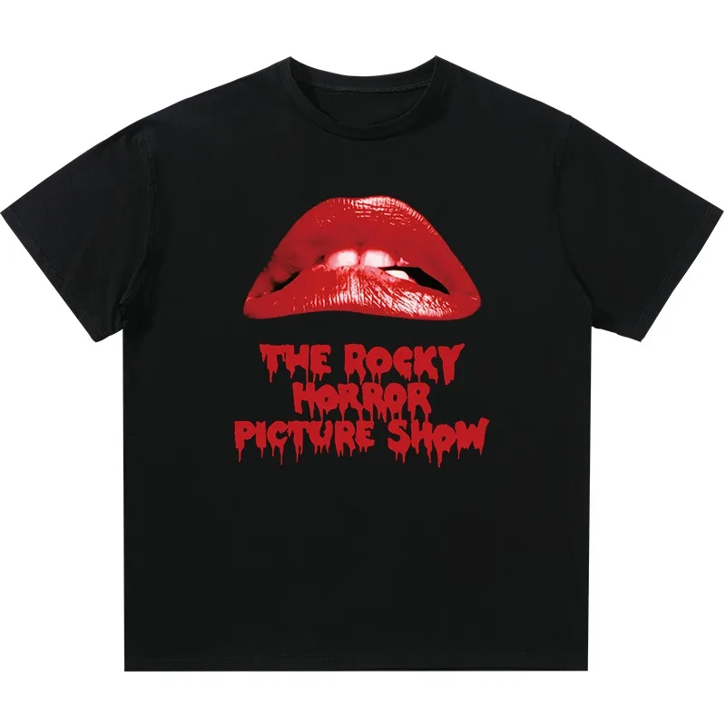 The Rocky Horror Picture Show Short Sleeve T-Shirt Fashion Personality Street Short Sleeve Loose Crew Neck Men's T-Shirt