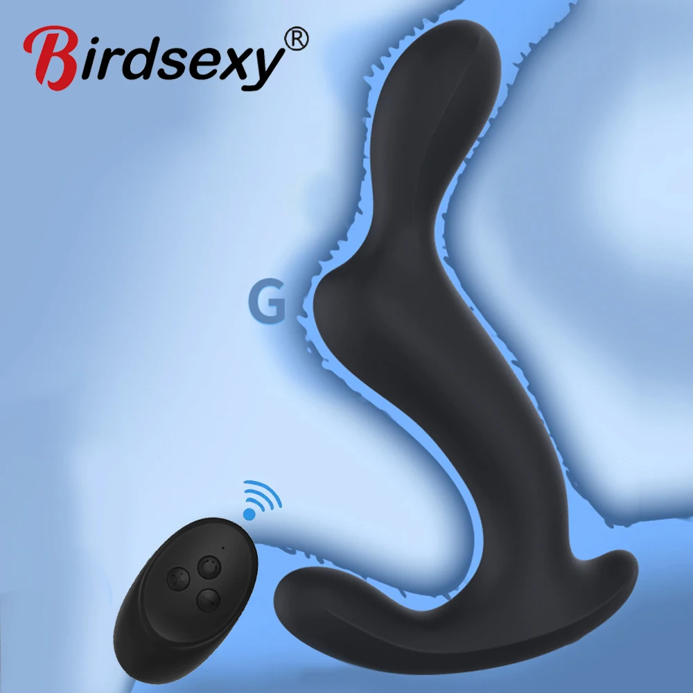 Male Prostate Massage Remote Anal Vibrator Delay Ejaculation Ring Wearing anal plug G-spot Stimulate Anus Plug Butt Sex Toys