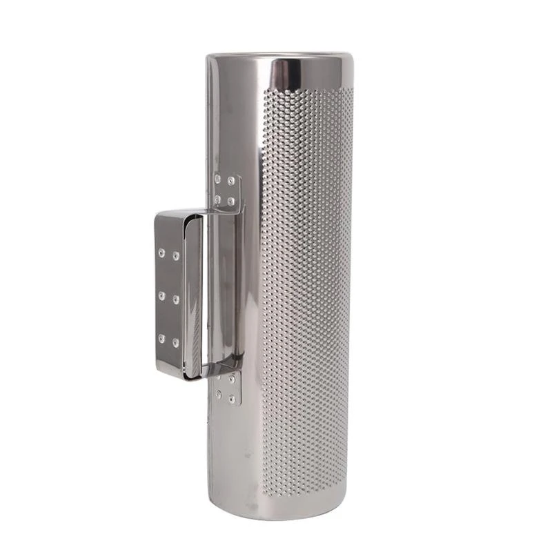 Stainless Steel Guiro with Scraper Percussion Musical Instrument Training Tool