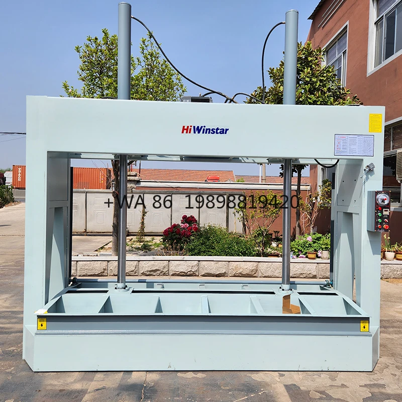Woodworking Machines Wood Veneer Cold Press Wood Door Panels Press Machine for Sale Automatic 50T Two Hydraulic Cylinders