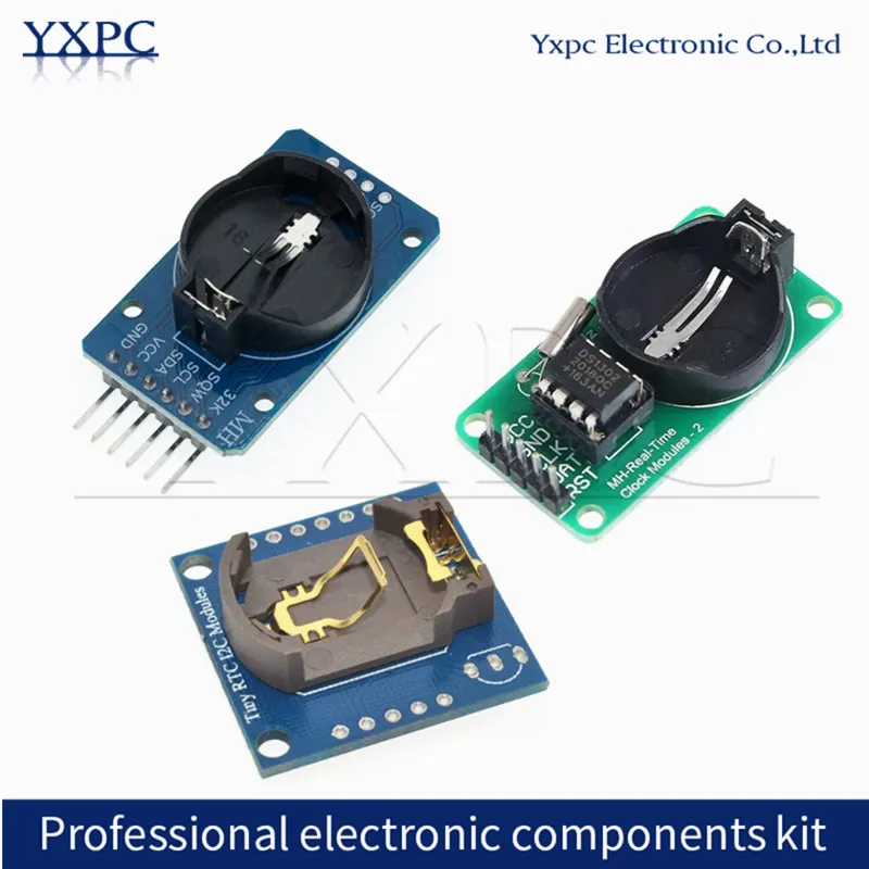 DS3231 AT24C32 IIC Module DS1302 RTC I2C Precision Clock Module DS1307 Memory module Real Time For Raspberry Pi