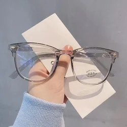 Oversized Transparent Computer Glasses Frame Women Men Anti Blue Light Eyewear Stylish Glasses Go with Everything Очки 안경