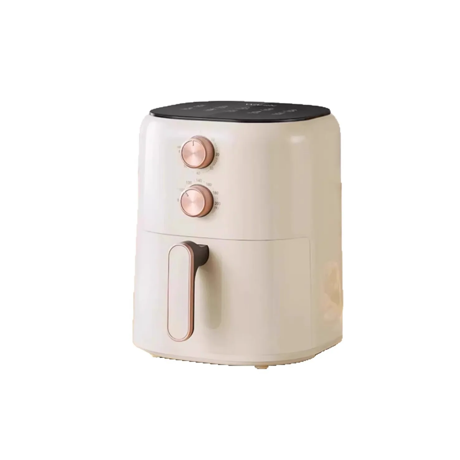 

Air fryer 4.5 liters large capacity, independent double knob, multi-functional no-turn fryer integrated