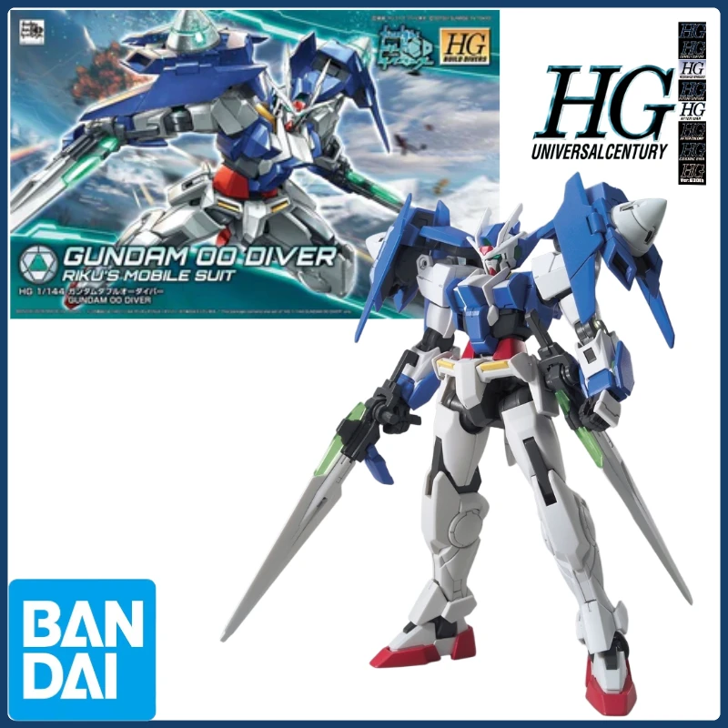 

Bandai Original 1/144 HGBD 000 Up To 00 Stalkers Assembly Model Holiday Gifts Decorations Ornaments Mecha Figure Action Doll