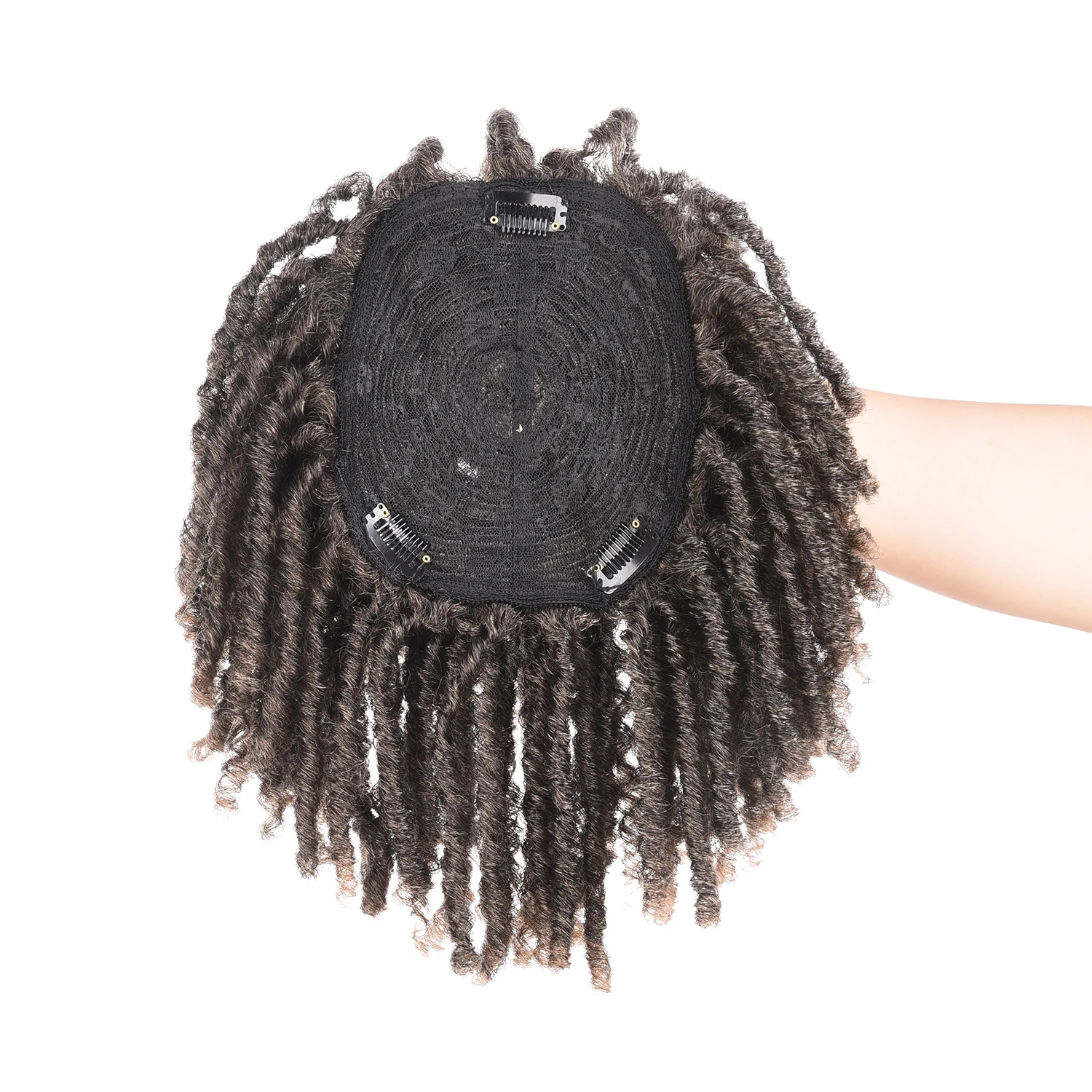 DinDong Synthetische Verschluss Topper Pferdeschwanz Clip In Haar Extensions Pony Schwanz Als Blonde Furcht Loks Perücke Clips Haar Günstige – Detail 16