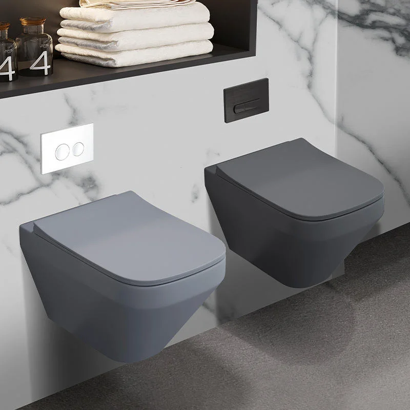 

js-High Quality Modern Wall-mounted Stone Hanging Ceramic Toilet Suitable for Hotels Apartments and Villas！