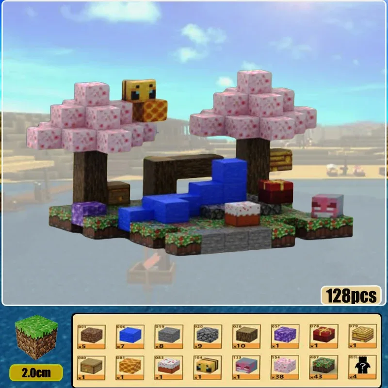 Magnetische Blöcke – Bauszenen-Architektur-Set für Jungen und Mädchen ab 3 Jahren, Bau-DIY-Lernspielzeug