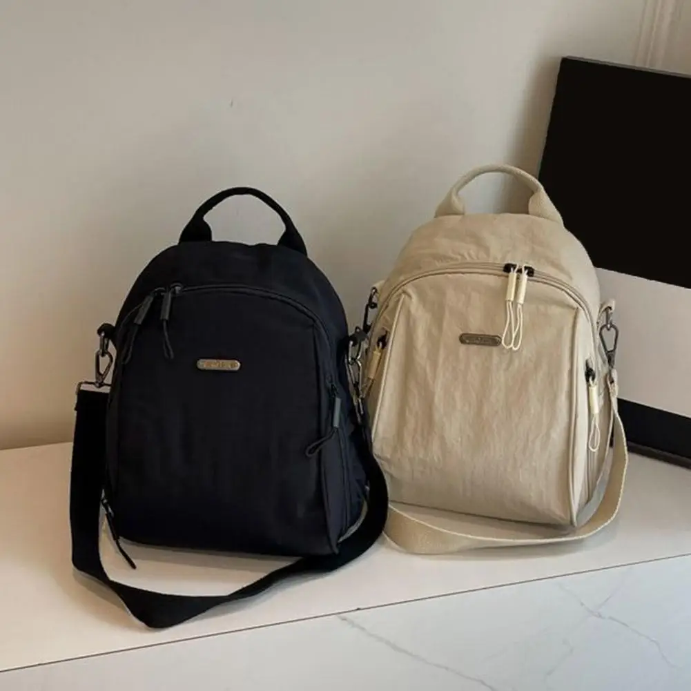 Large Capacity Travel Backpack Fashion Lightweight Shoulder Bag Durable Unisex Handheld Bag Student Schoolbag