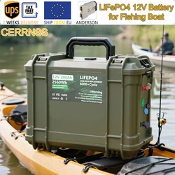 LiFePO4 12V 200Ah 100Ah Battery With Charger 12.8V Battery With Bluetooth Grand A Cell EU Stock 2 Week Delivery without Charger