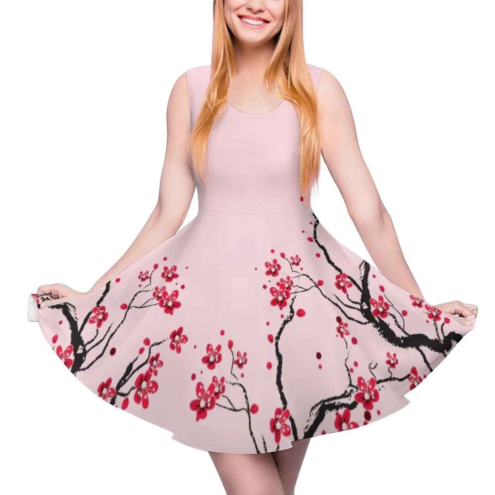 

Cherry Blossom Sleeveless Dress purple dress dresses for special events evening dresses luxury 2024