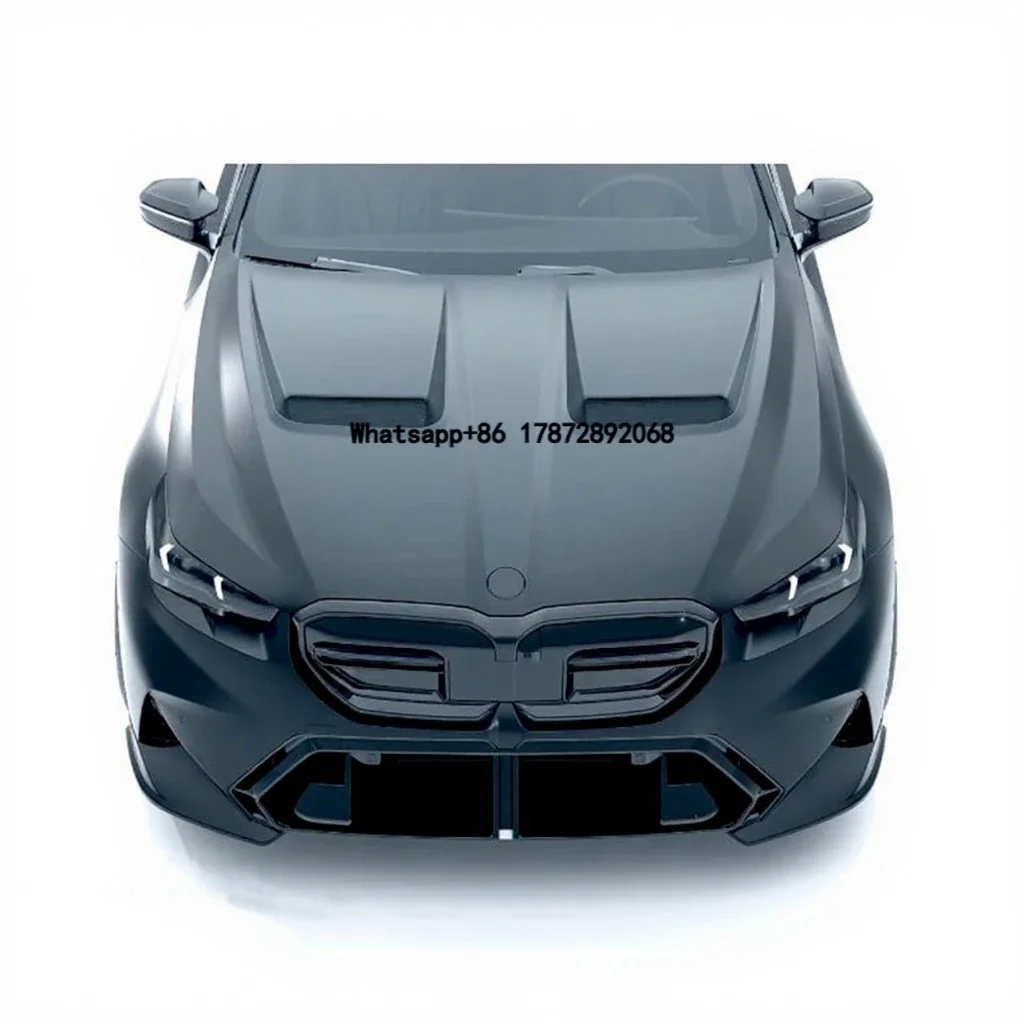 

For M5G90 G99 Custom Engine Hood Special Dual-Hole Style in New Condition Includes Bolts Carbon Fiber Material