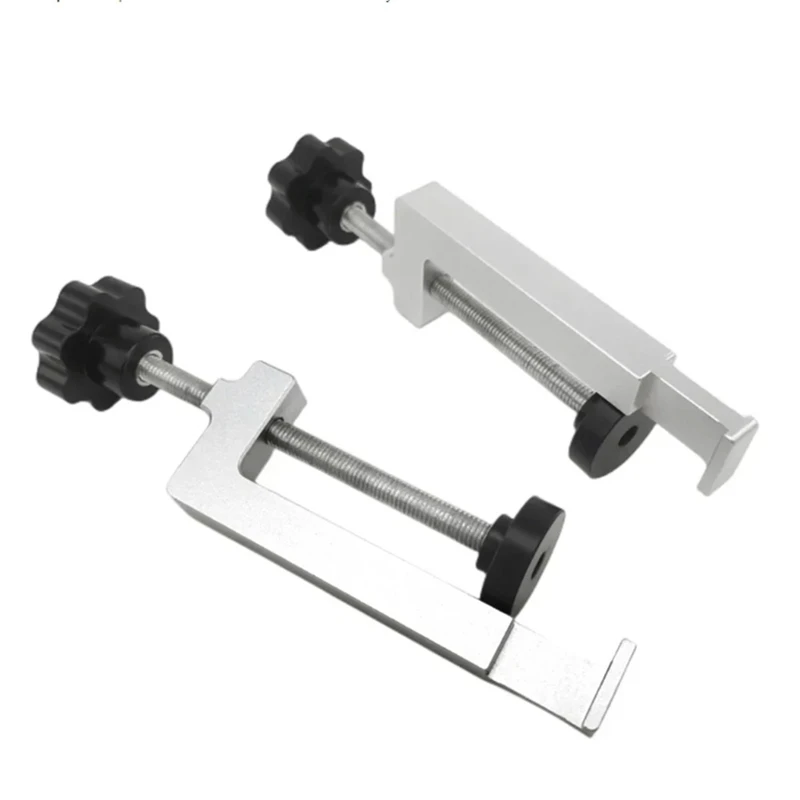 Tischklemme Universal Zaun / T-Slot / Tischkreissäge Führungsschiene Klemmen Aluminiumlegierung Feste Klemme für Holzbearbeitungswerkzeuge Zubehör