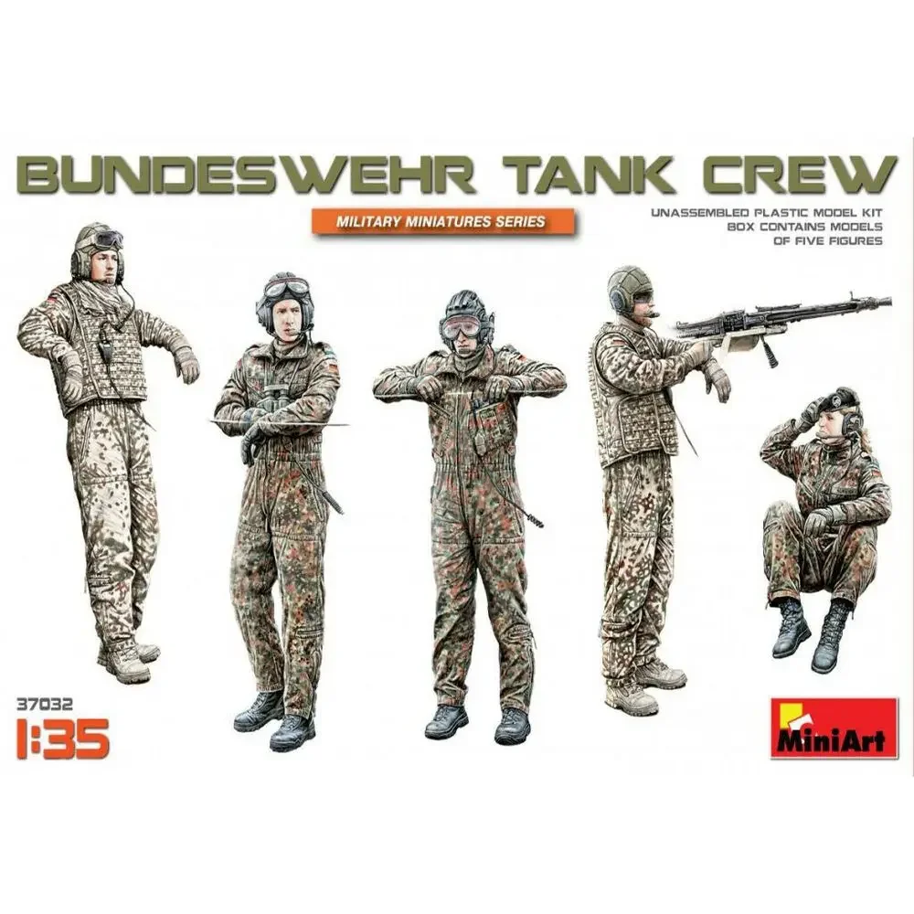 MiniArt 37032 1/35 Bundeswehr Tank Crew - Assemble  Scale Model Kit