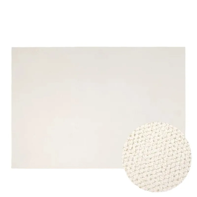 

Waterproof and anti fouling cream wind, diatom silk carpet, bacteriostatic, minimalist, living room