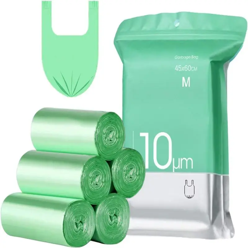 

Мешки для мусора с ручками, маленькие мешки для мусора с ручкой 3,5 галлона для офиса, кухни, спальни, мусорное ведро, портативное прочное мусорное ведро