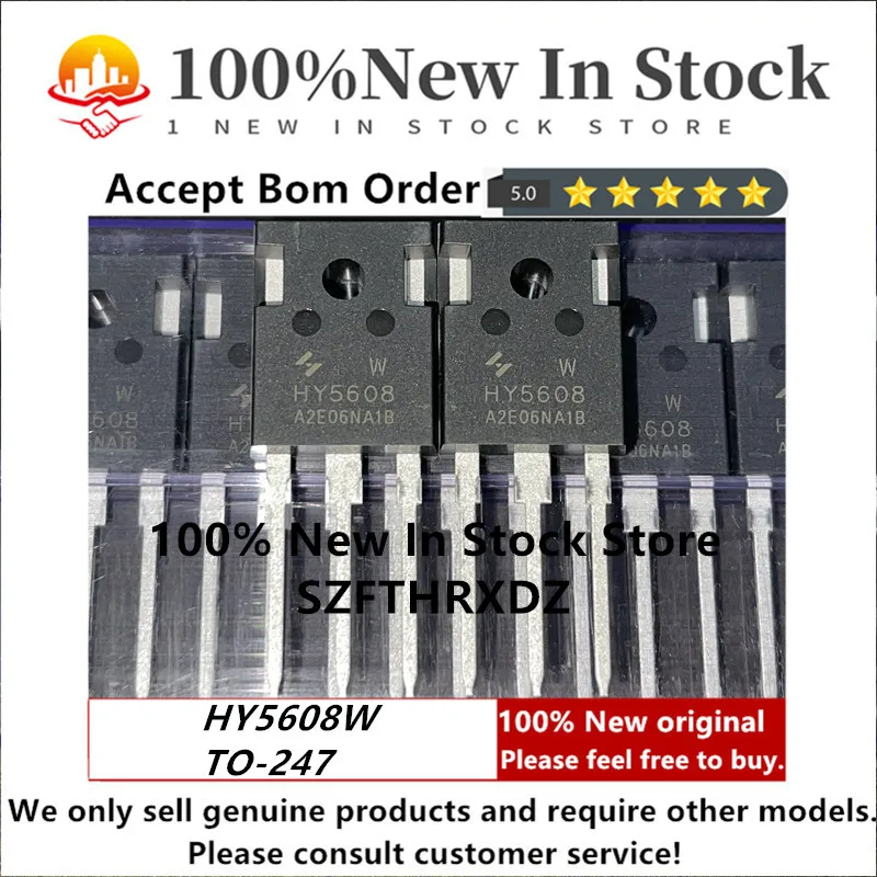 100% NEW ORIGINAL HY5608W TO-247 HY5608 TO247 Trans MOSFET 80V 360A 1.5mΩ