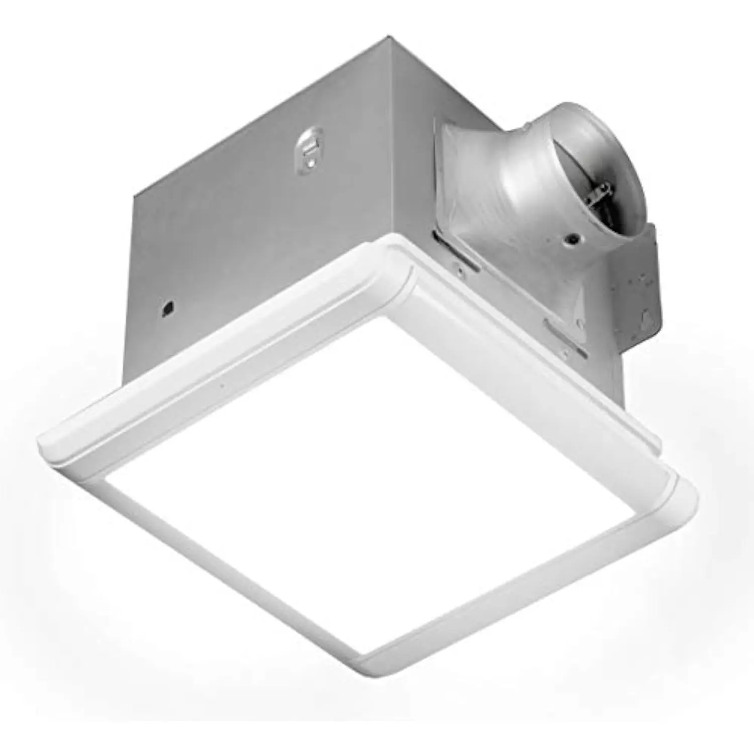 

Home Hard 7145-80V-HS Двухскоростной вытяжной вентилятор для ванной комнаты со встроенным регулируемой светодиодной подсветкой и автоматическим датчиком влажности, 1,0-1,5 точек