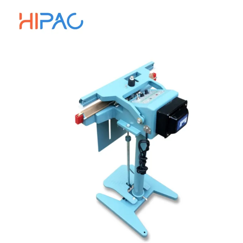 HIPAC PFS-F350 عمودي القدم الألومنيوم الإطار آلة الختم الحراري الثقيلة دواسة السدادة دواسة القدم دفعة السدادة