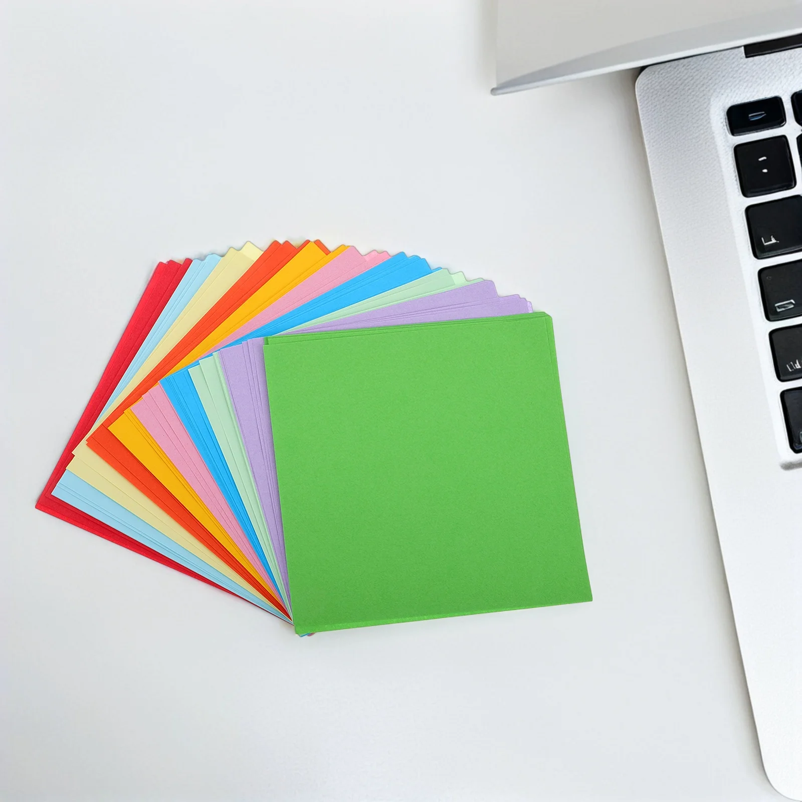 ورق حرفي مربع أوريغامي ملون للأطفال، مشاريع يدوية ذاتية الصنع، ورق تزيين مختلط الألوان، لوازم فنية يابانية #6