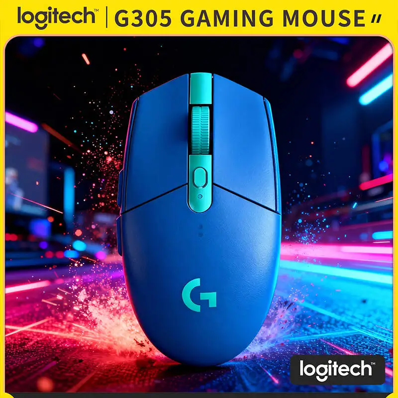 

Игровая мышь Logitech G305 LIGHTSPEED, 12000 DPI HERO, 6 кнопок, 250 часов автономной работы, 99 г, отклик 1 мс, для ПК и Mac