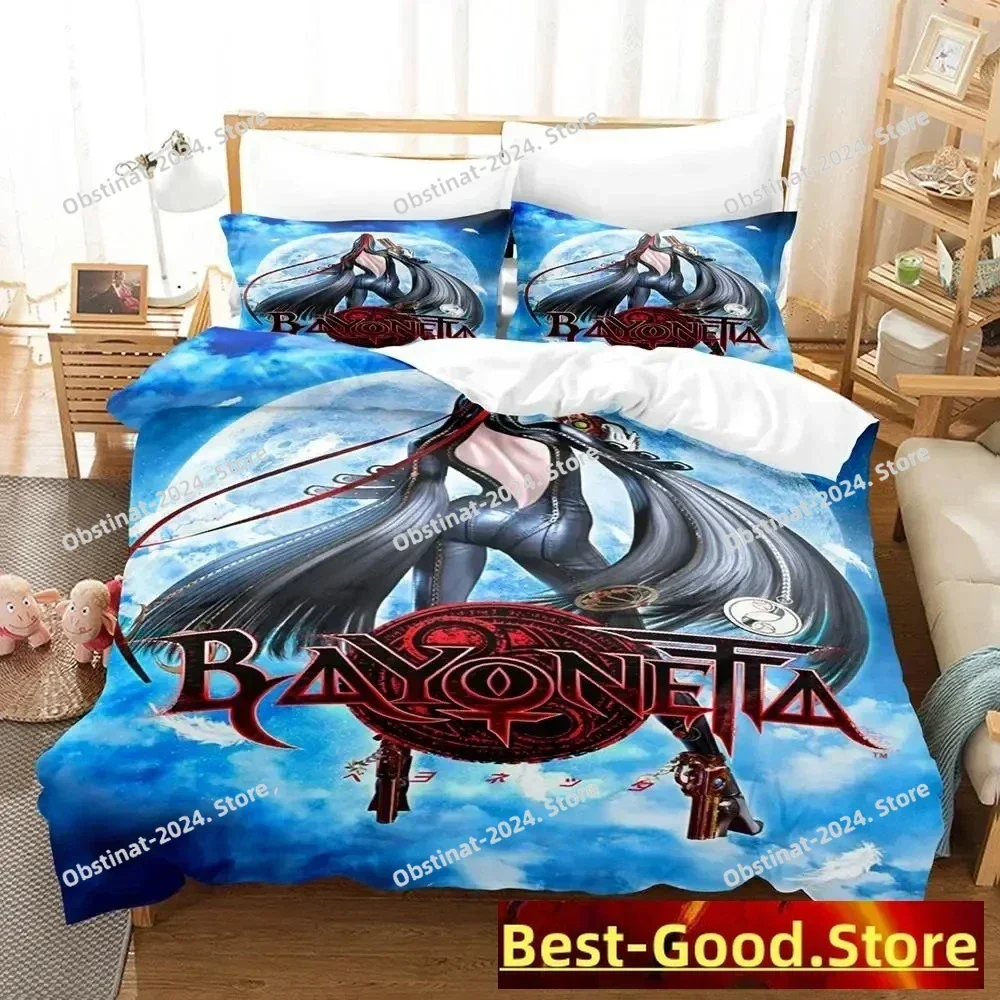 2025 Bayonetta Bedding Set Duvet Cover Full Queen King Size Pillowcase Bed Printed Bed Set Soft Aldult Kid Bedroom Single Twin - view 3