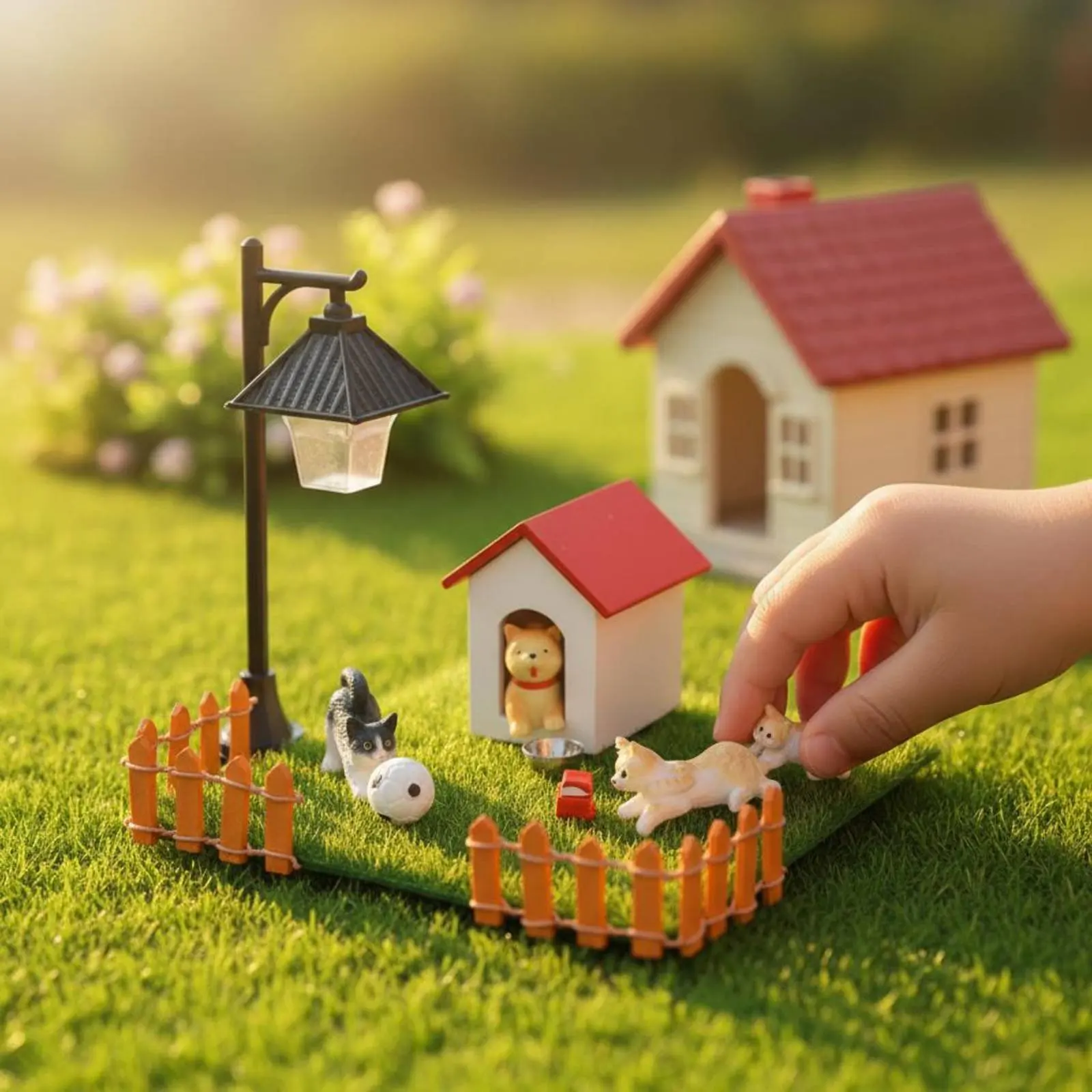 

Аксессуары для домашних животных в масштабе 1:12, детализированные фигурки, аксессуары для сцен с домашними животными в масштабе 1:12, фигурки щенков для кукольного домика, реалистичный дизайн